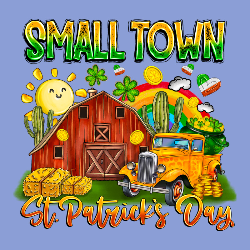 Small Town St Patrick's Day Long Sleeve Tee by CowhideDigitalArt | Teevron
