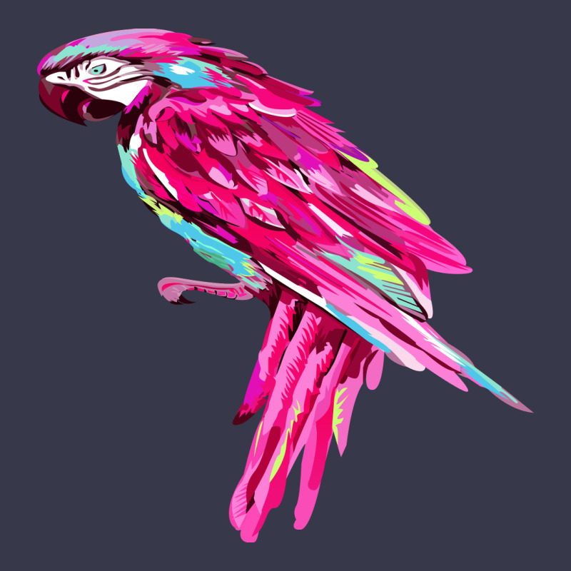 Pink Parrot T-shirts Long Sleeve Tee by artisFamous | Teevron