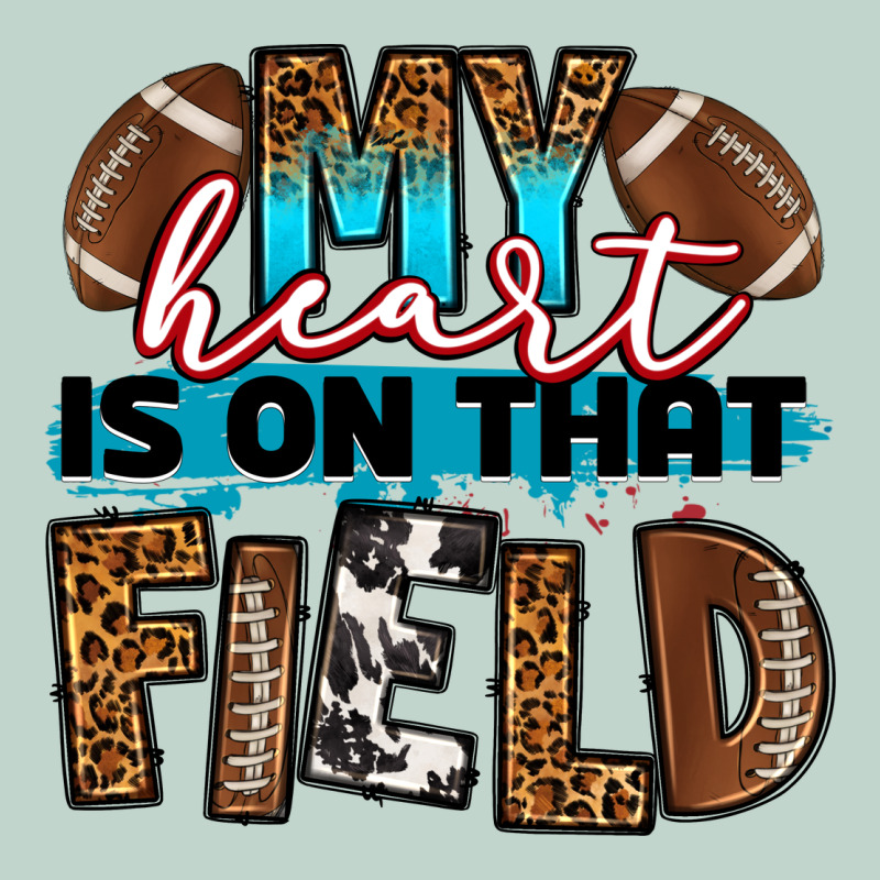 My Heart Is On That Field Football Zipper Hoodie by RanaPortraitStore | Teevron