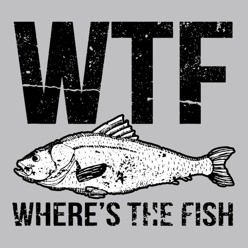 Wtf Where's The Fish Long Sleeve Tee by artisFamous | Teevron