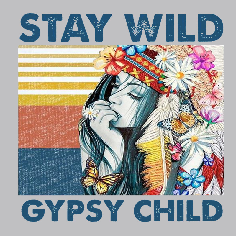 Stay Wild Gypsy Child Letter Rainbow Long Sleeve Tee by artisFamous | Teevron