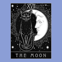 Tarot Card Crescent Moon And Cat Graphic Long Sleeve Tee | Teevron