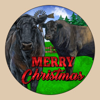 Black Angus Cattle And Bull Merry Christmas Heavyweight Sweatshirt | Teevron