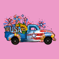 Usa 4th Of July Sunflower Truck Urban Hoodie | Teevron