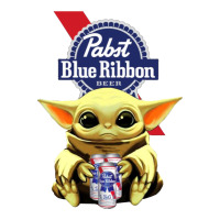 Baby Yoda Hugs Pabst Blue Ribbon Beer | Teevron