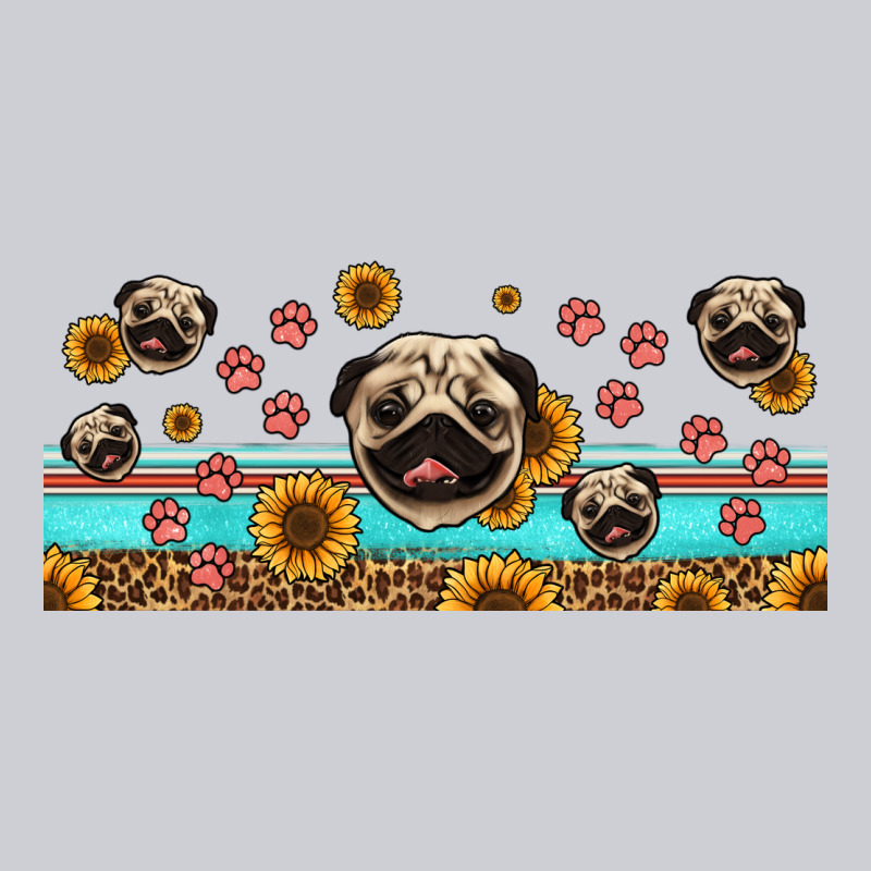 Western Pug Dogs Heavyweight Sweatshirt by Jasminsmagicworld | Teevron
