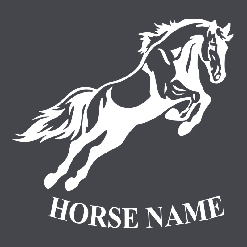 Personalised Horse Printed Equestrian Riding Cob Jumping Rider Horse Long Sleeve Tee by artisFamous | Teevron