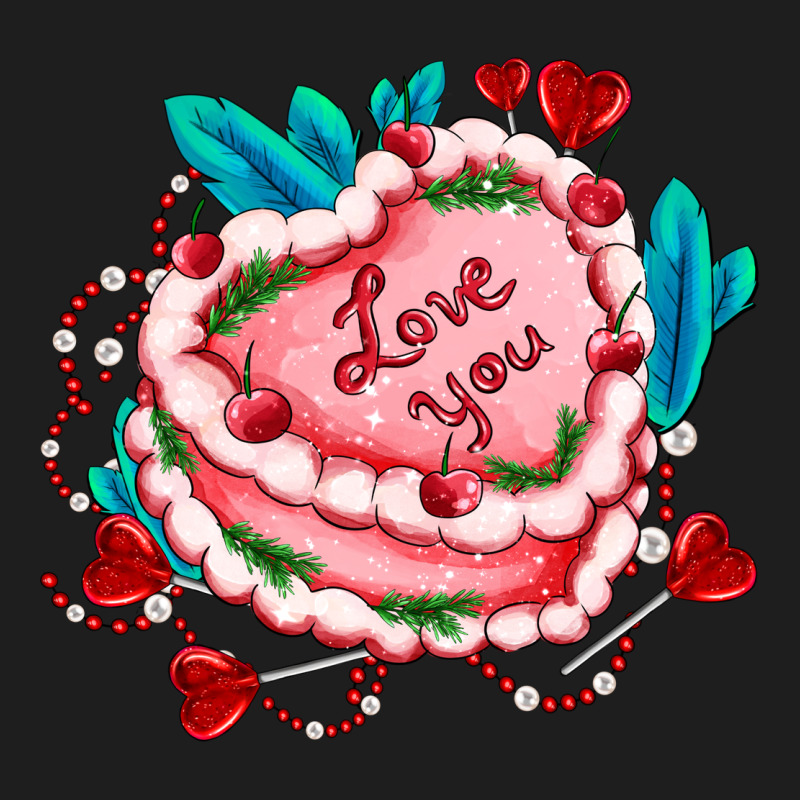 Valentines Day Cakes Olivia Creates Design Classic Tee by OliviaCreatesArt | Teevron