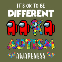 A.mong Us It's O.kay To Be Different Autism Awareness T Shirt Long Sleeve Tee | Teevron
