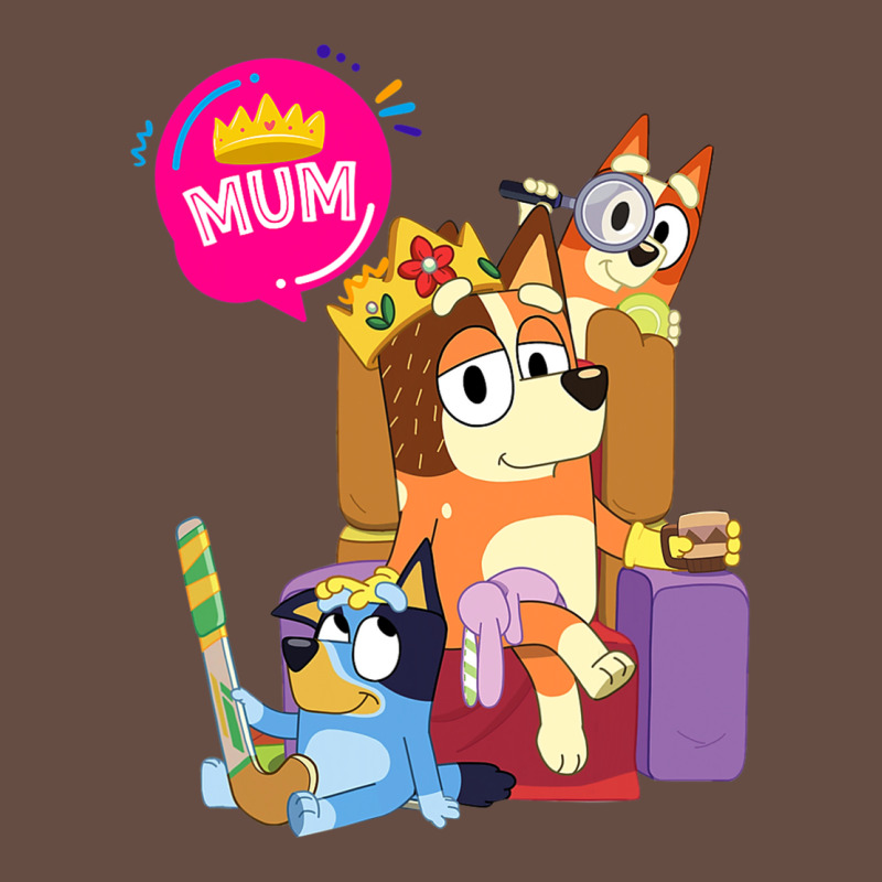 Bluey Mom Dad Funny Queen For Family Lover T Shirt Long Sleeve Tee by artisFamous | Teevron