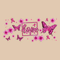 Hope Breast Cancer Butterfly Heavyweight Sweatshirt | Teevron