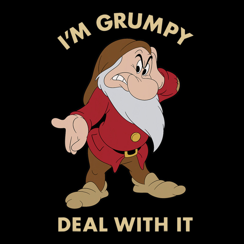 Snow White I'm Grumpy Deal With It Portrait T Shirt Long Sleeve Tee by artisFamous | Teevron