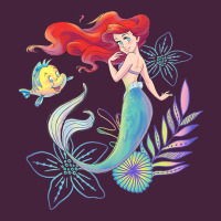 The Little Mermaid Ari  And Flounder Sea T Shirt Long Sleeve Tee | Teevron