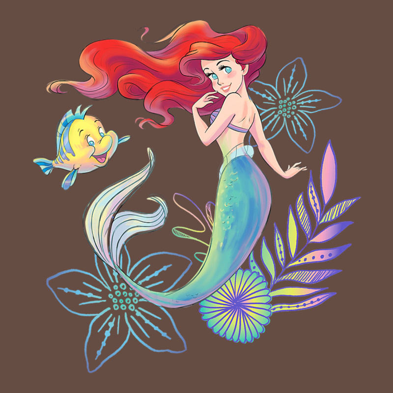 The Little Mermaid Ari  And Flounder Sea T Shirt Long Sleeve Tee by artisFamous | Teevron