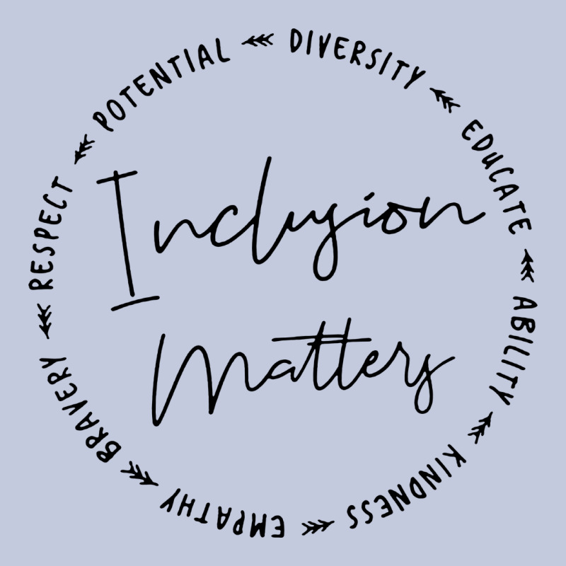 Inclusion Matters With Empathy Bravery Respect Long Sleeve Tee by artisFamous | Teevron