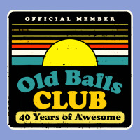 Mens Old Balls Club 40 Years Awesome Long Sleeve Tee | Teevron