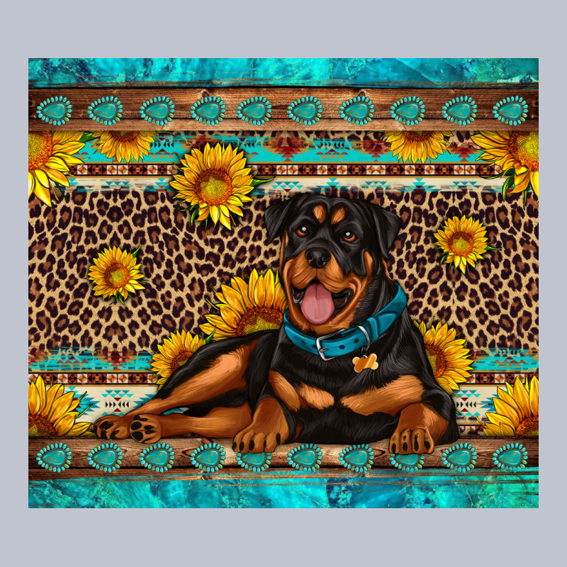 Rottweiler With Western Background Premium Hoodie by Artiststas | Teevron