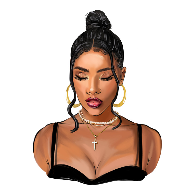 Black Woman Premium Tee by FaDigitalArtStudio | Teevron