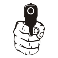 hands up pistol | Teevron