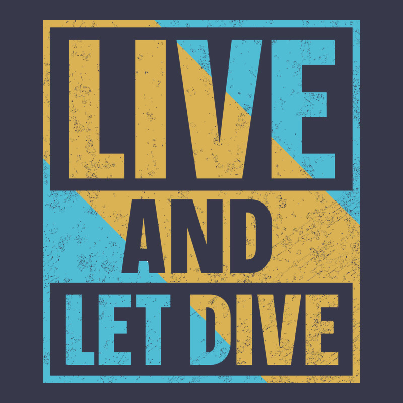 Live And Let Dive Retro Style Long Sleeve Tee by artisFamous | Teevron
