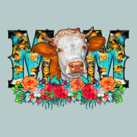 Mom Cow Flowers Heavy Core Tee | Teevron