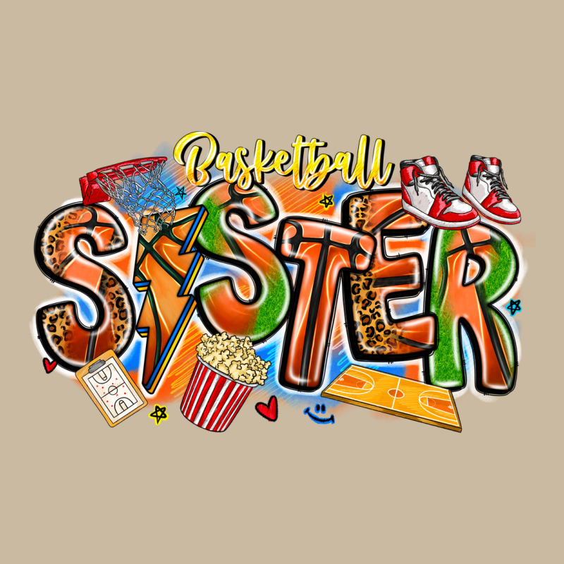 Basketball Sister Long Sleeve Tee by CowhideDigitalArt | Teevron