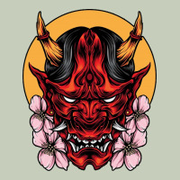 Demon Oni Mask Long Sleeve Tee | Teevron
