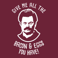 Ron Tv Show Parks Swanson - Bacon & Eggs Long Sleeve Tee | Teevron