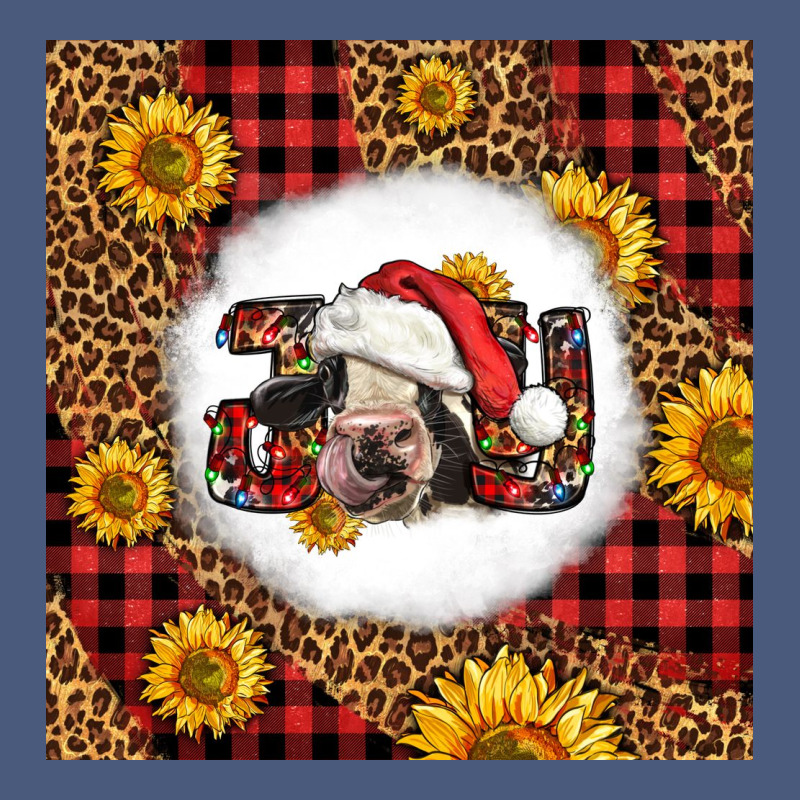 Joy Christmas Cow Vintage Hoodie by LillyAllenDesigns | Teevron