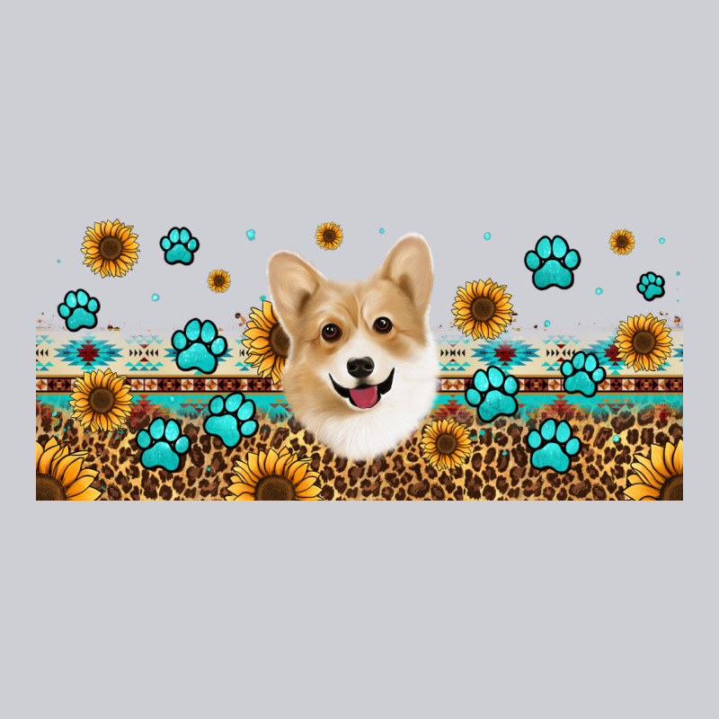 Western Corgi Dog Heavyweight Sweatshirt by Jasminsmagicworld | Teevron