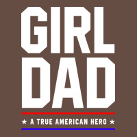Girl Dad A True American Hero - Fathers Day Gift Long Sleeve Tee | Teevron