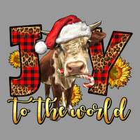 Joy To The World Christmas Cow Vintage Hoodie | Teevron