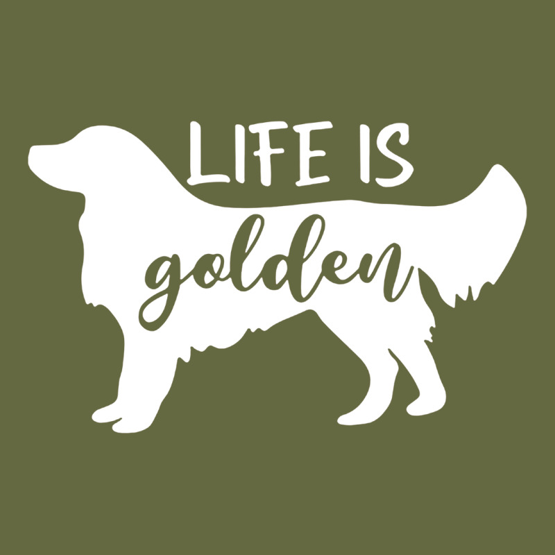 Golden Retriever - Life Is Golden White Long Sleeve Tee by artisFamous | Teevron