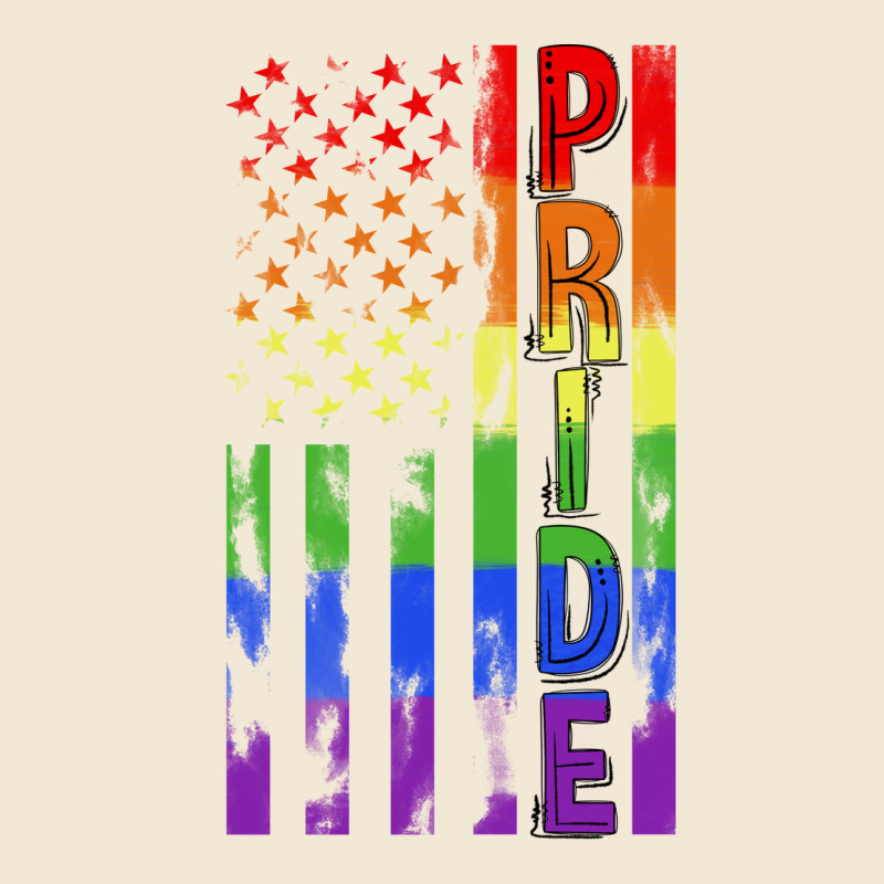 Lgbtq Pride American Flag Premium Tee by FaDigitalArtStudio | Teevron