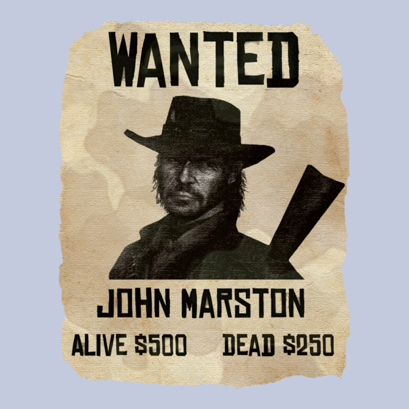 Red Dead Redemption 2 Red Moon Cowboy Wanted John Marston Long Sleeve Tee by artisFamous | Teevron