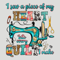 I Sew A Piece Of My Heart Into Every Quilt I Make Zipper Hoodie | Teevron