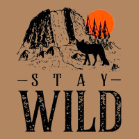 Stay Wild Illustration With Mountain Long Sleeve Tee | Teevron