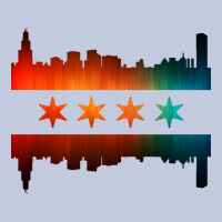 Chicago Flag Skyline Long Sleeve Tee | Teevron
