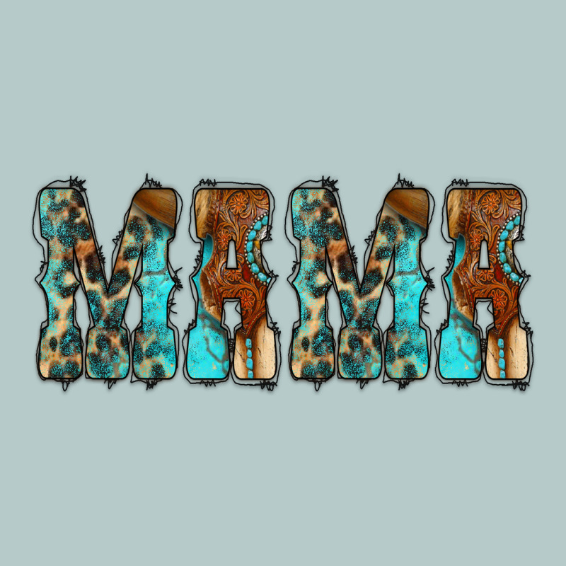 Mama Turquoise Tooled Heavy Core Tee by CowCowDesign | Teevron