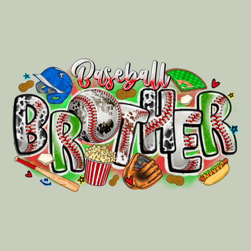 Baseball Brother Long Sleeve Tee by CowhideDigitalArt | Teevron