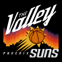 The Valley Oop Phoenix Basketball Retro Sunset Basketball T Shirt Long Sleeve Tee | Teevron