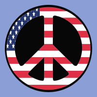 United States Peace Symbol Long Sleeve Tee | Teevron
