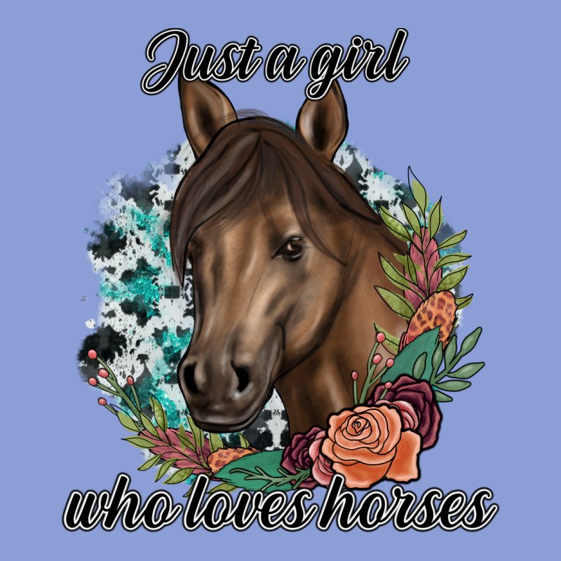Just A Girl Who Loves Horses Long Sleeve Tee by artisFamous | Teevron
