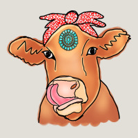 Cow  Turquoise Heavy Core Tee | Teevron