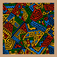 African Geometric Seamless Pattern Vintage Tee | Teevron