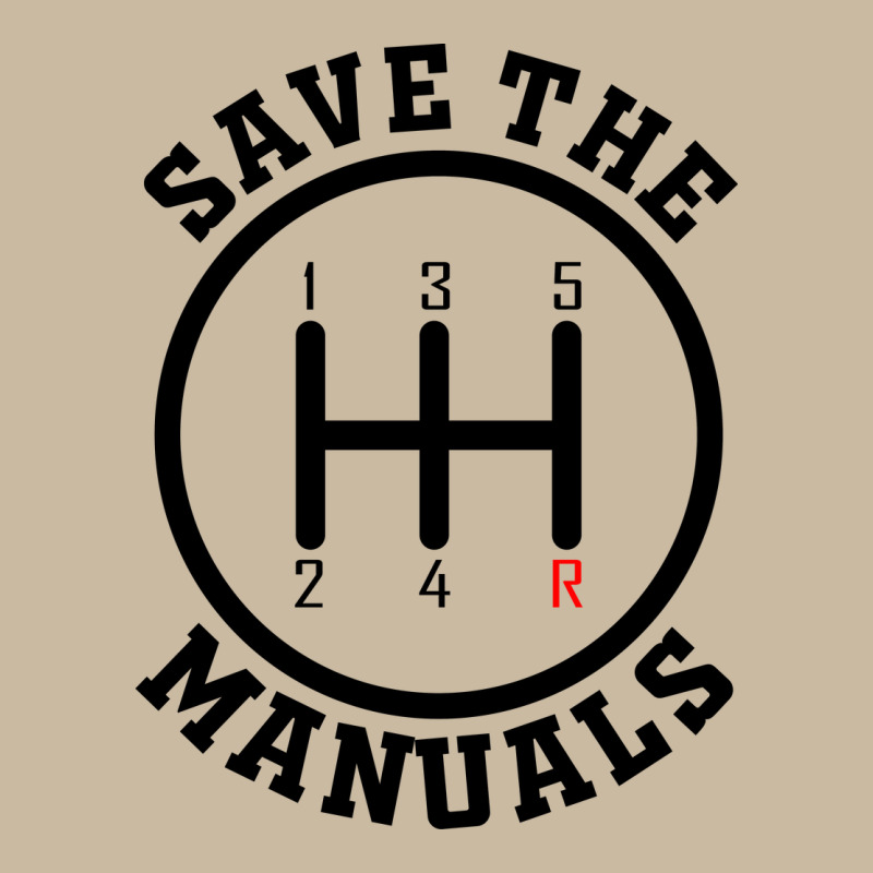 Save The Manuals (black) Long Sleeve Tee by artisFamous | Teevron