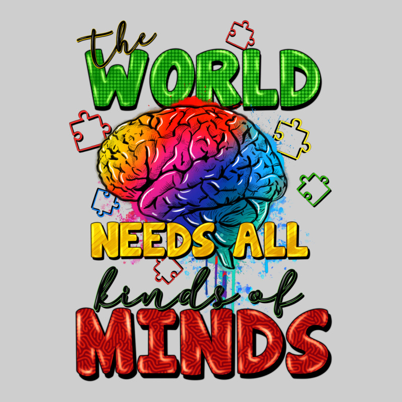 The World Needs All Kinds Of Minds Premium Tee by FaDigitalArtStudio | Teevron