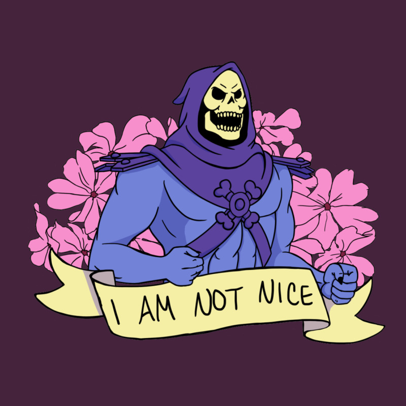Vintage Skeletor ı Am Not Nice Long Sleeve Tee by artisFamous | Teevron