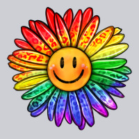 Rainbow Smiley Face Sunflower Classic Tee | Teevron