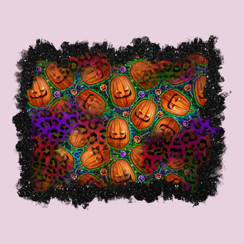 Halloween Pumpkin Background Ladies Tee by BundleAndBundleShop | Teevron
